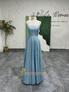 SkyBlue Sparkle Prom Dress