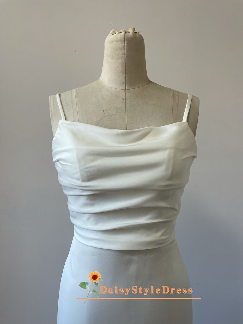 Spaghetti Straps Wedding Dress