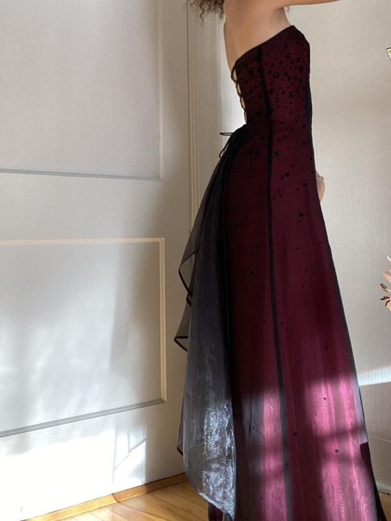 Corset Back Strapless Prom Dress daisystyledress Corset Back Strapless Prom Dress daisystyledress