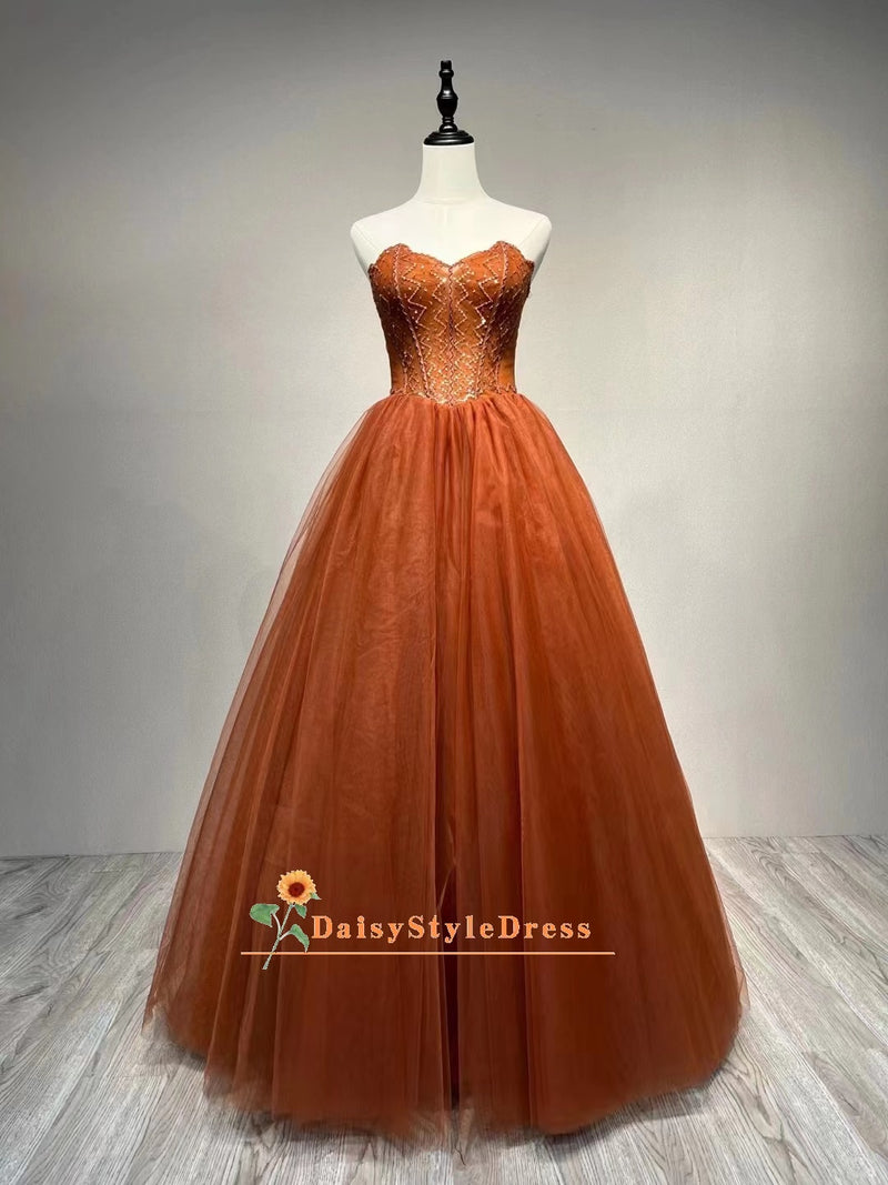 Sweetheart Neck Evening Dress