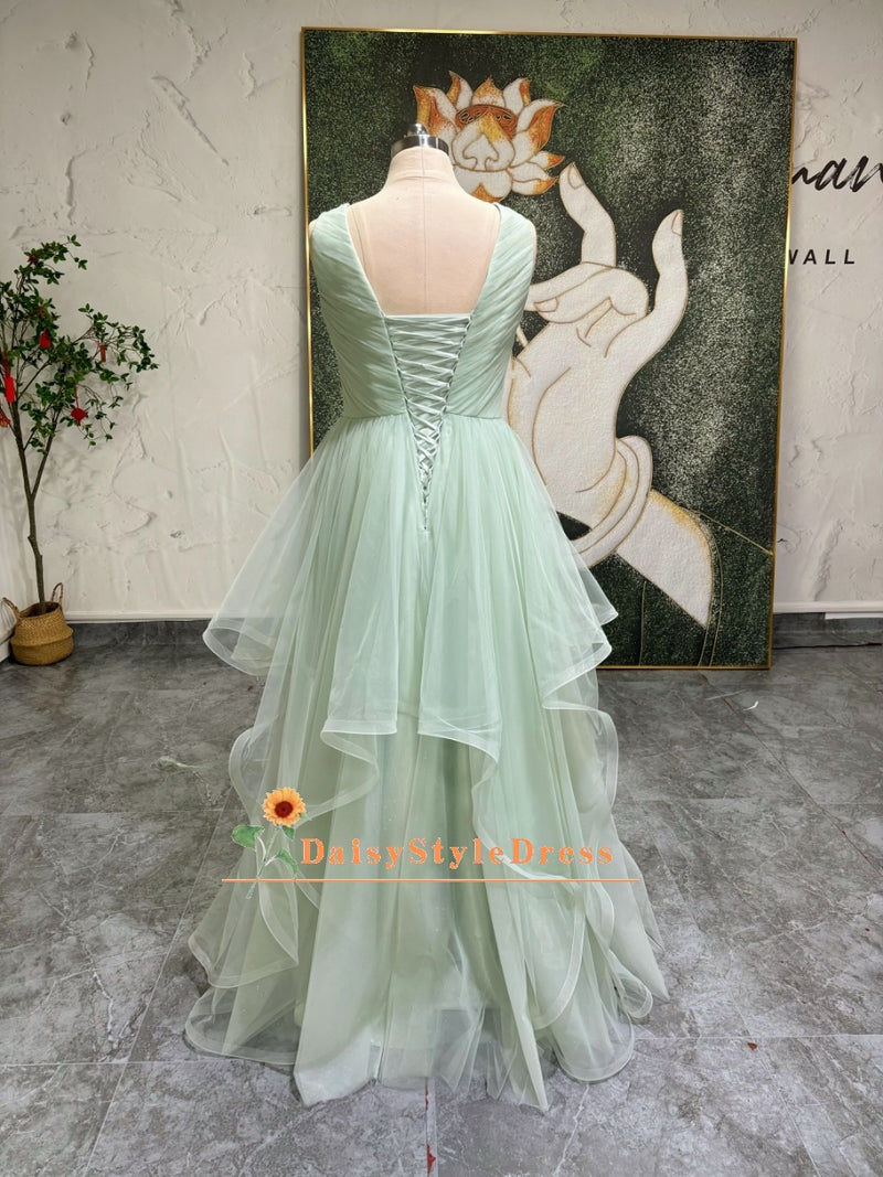 Tiered Skirt Plus Size Party Dress