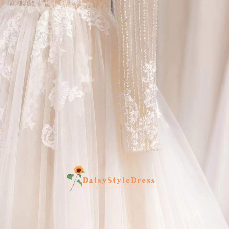 Tulle Skirt Summer Wedding Dress