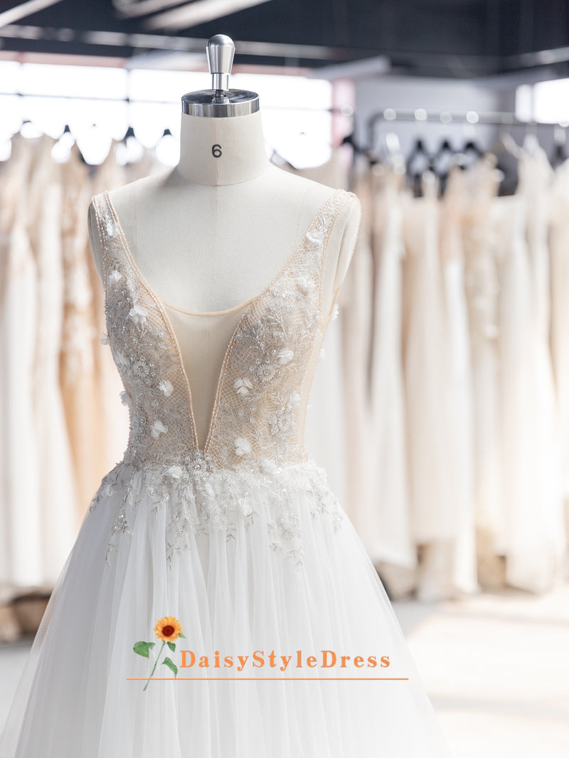 Tulle Summer Wedding Dress