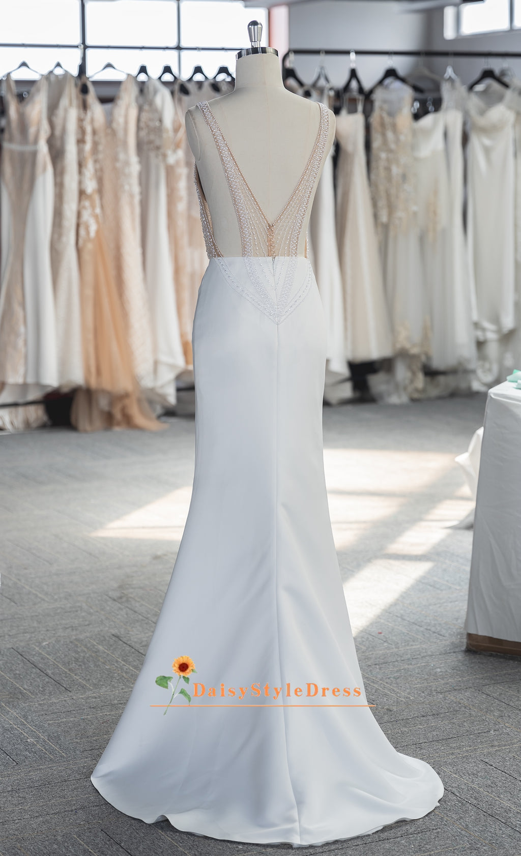 Sleeveless Wedding Dress