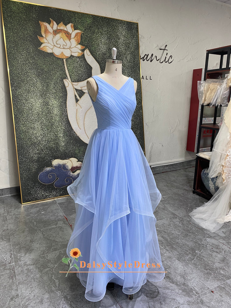 V-Neck Prom Dress