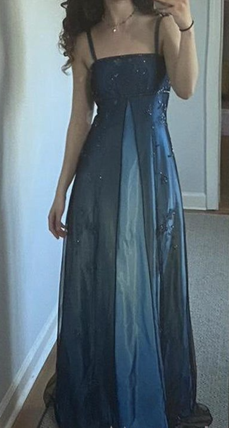 Square Neckline 90s prmo dress