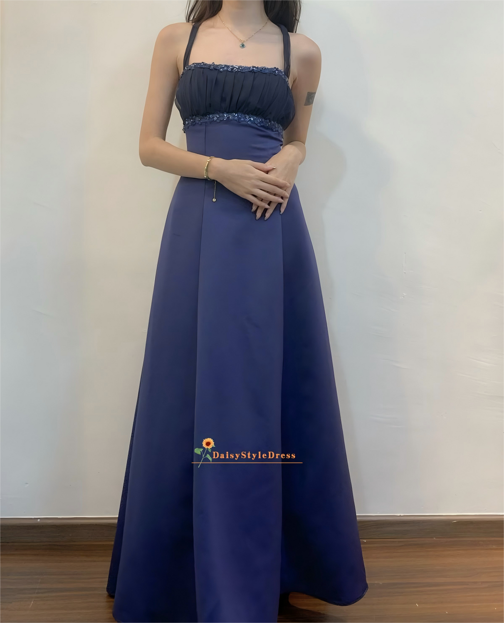 Navy Blue Party Dress