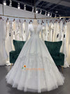 Vintage Modest Long Sleeve Wedding Dress