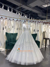 Vintage Modest Long Sleeve Wedding Dress