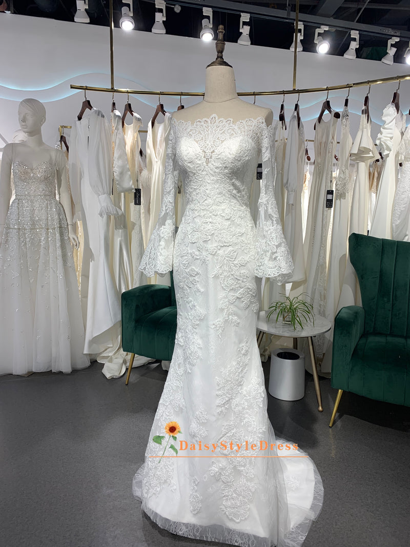 White Lace Bridal Dress