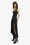 slit party dress
