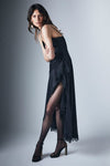 black wedding party dress