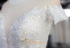 handmade beaded wedding gown
