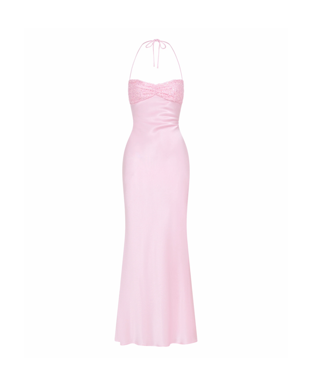 Sexy Open Back Pink Party Dress