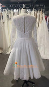 knee length vintage wedding dress