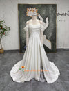 sheer sleeve wedding dress