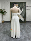 summer plus size wedding dress