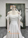 v-waistline wedding dress