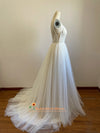 tulle bridal dress