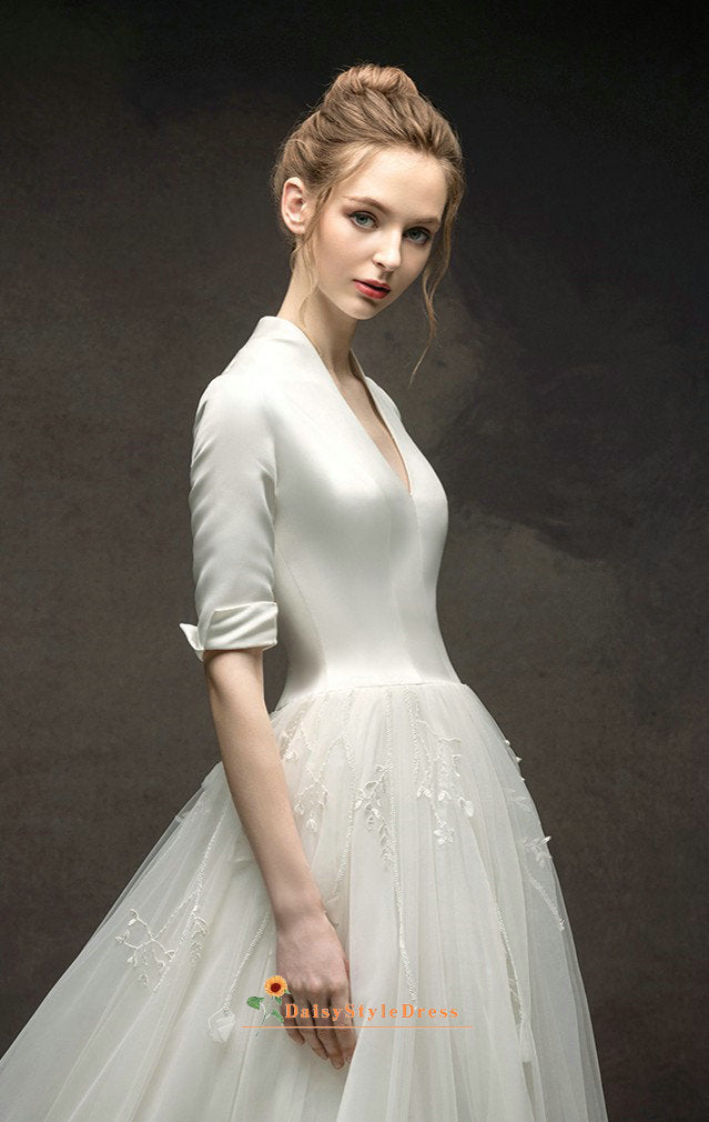 long sleeve wedding dress