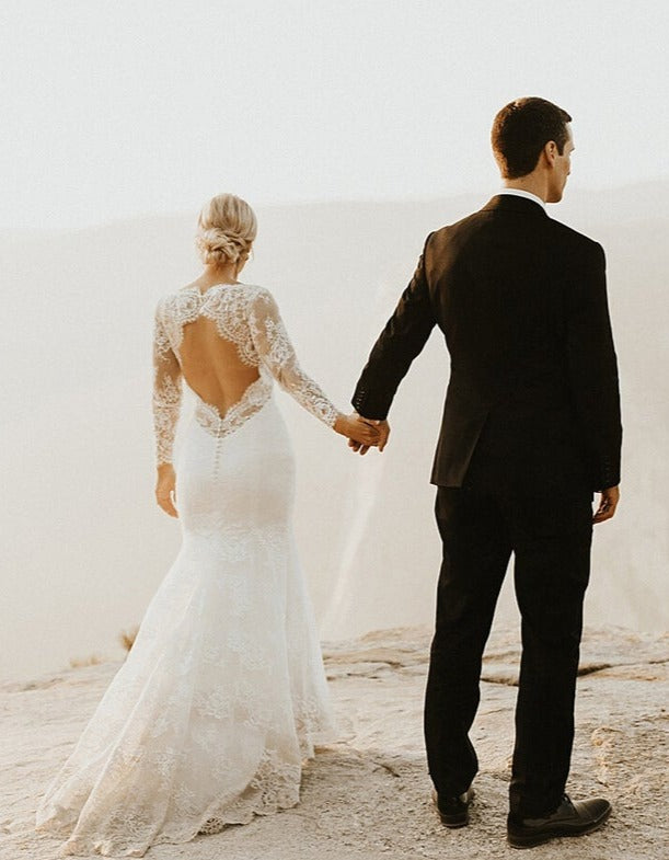 outdoor wedding dress