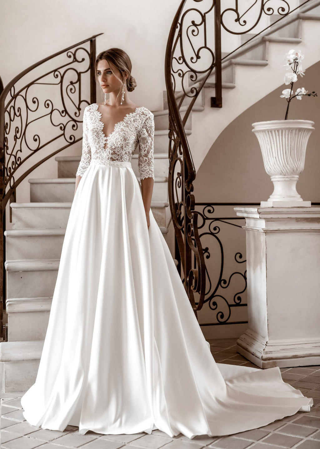 long sleeve wedding dress