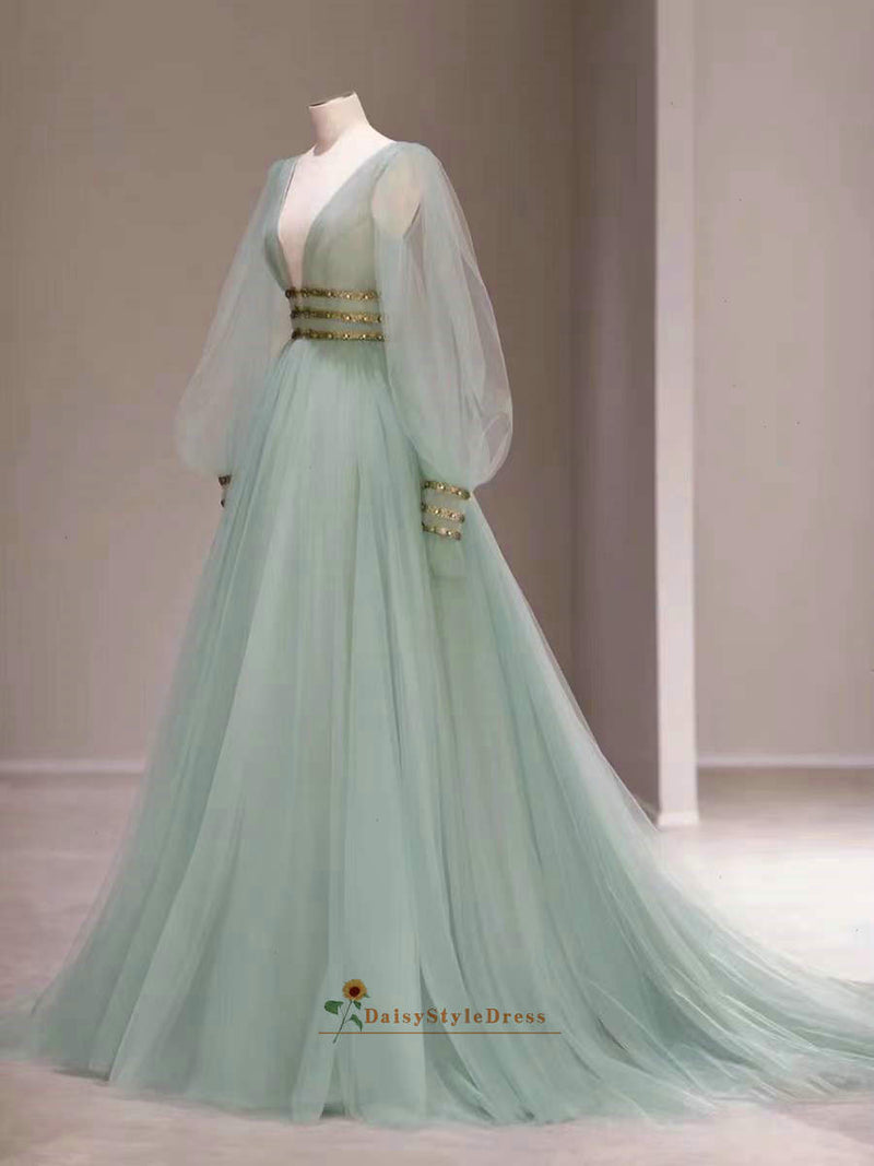 mint green party dress