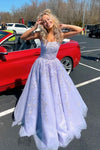 ball gown lilac prom dress