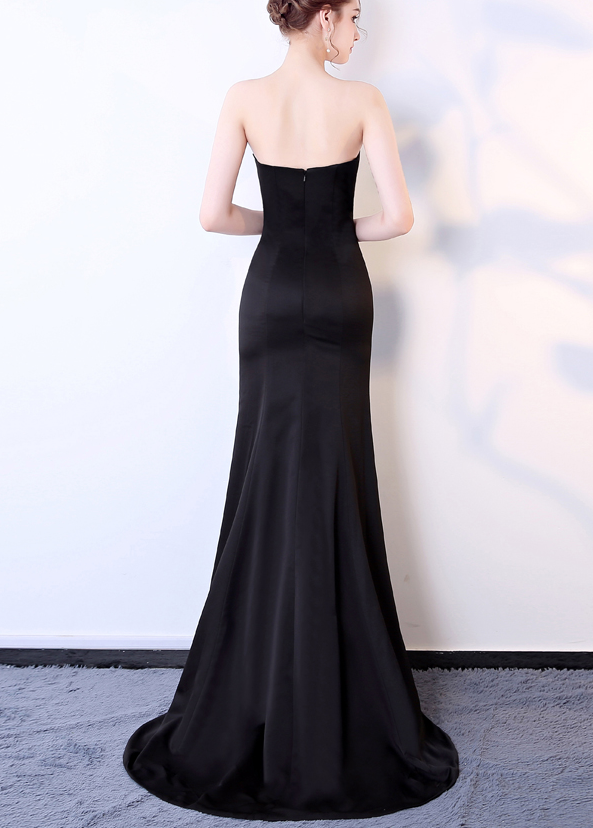 black evening dress