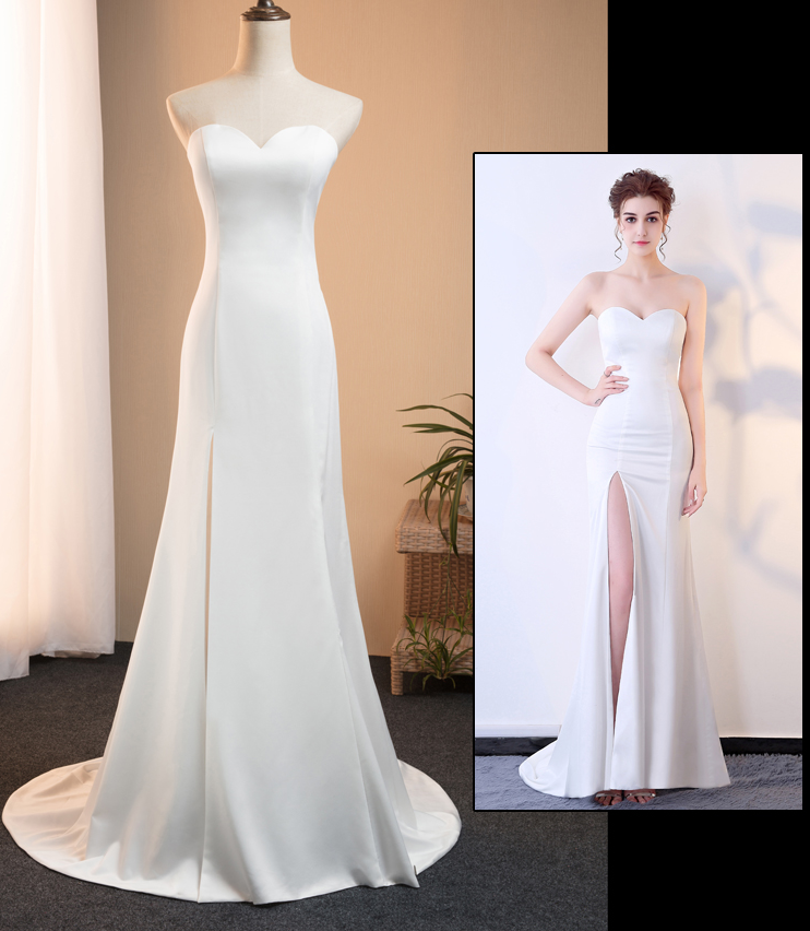 white wedding guest dress