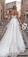 outdoor wedding dress