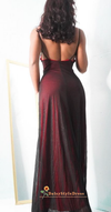 sexy low back party dress