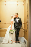 a line wedding dress
