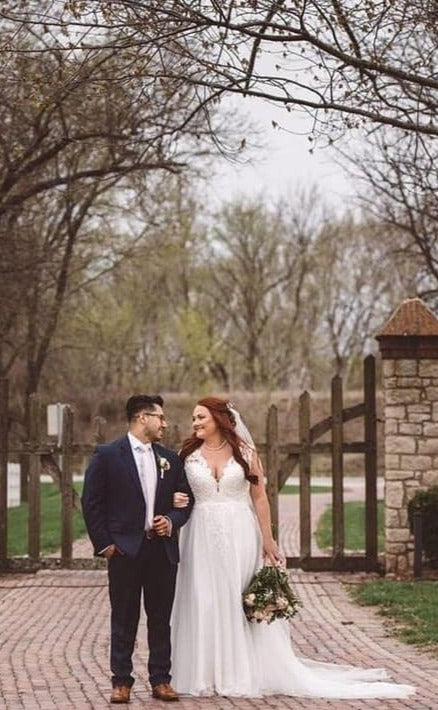 curvy bridal dress