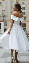 short outdoor wedding dress