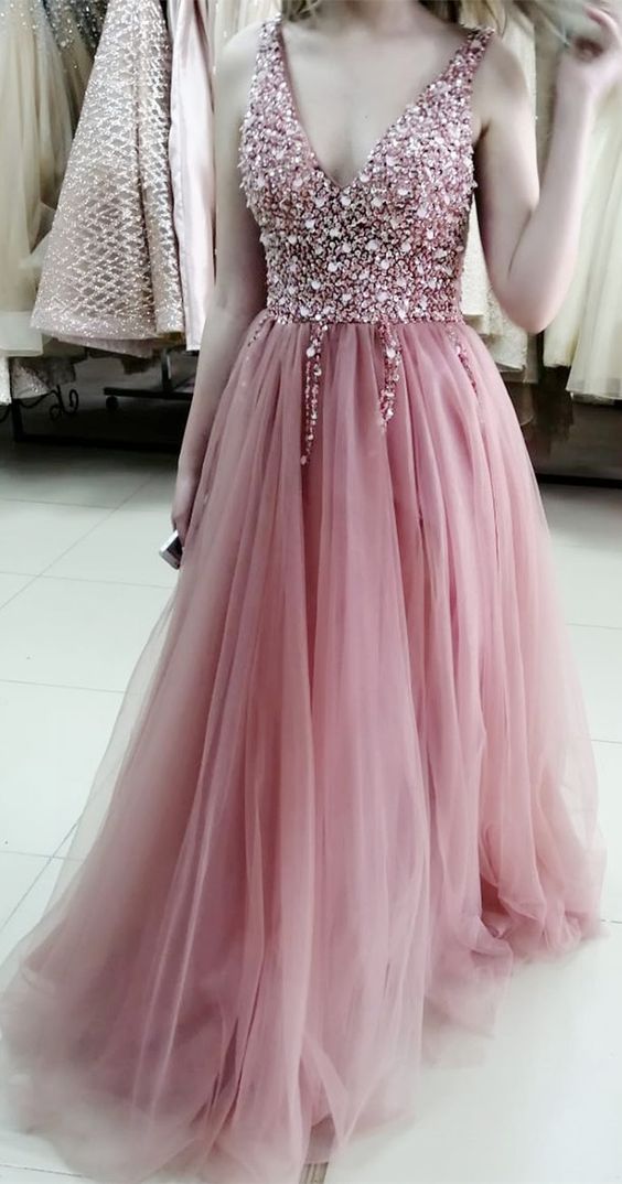 beaded prom dress