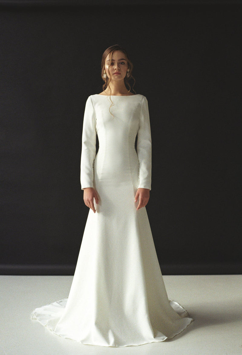 fitted wedding dress
