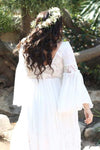 boho plus size wedding dress