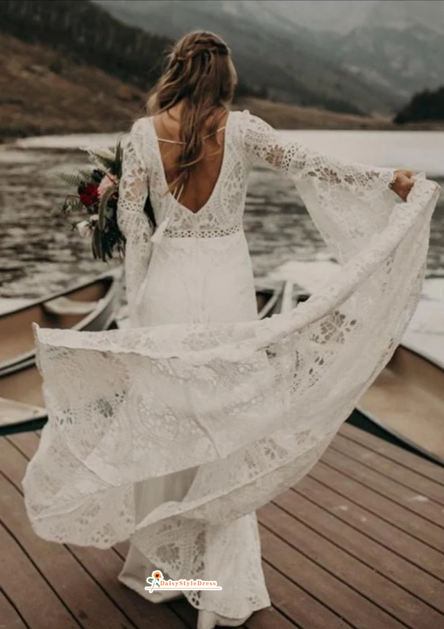 long sleeve wedding dress