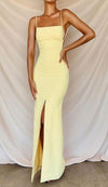 yellow pageant dress