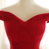 Simple Ball Gown Off Shoulder Tulle Prom Dress - daisystyledress