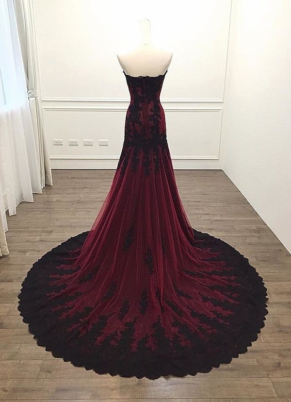 Red Bridal Ball Gown Abaya Muslim Beaded Lace Wedding Dresses Lb2311 -  China Wedding Dress and Bridal Dress price | Made-in-China.com