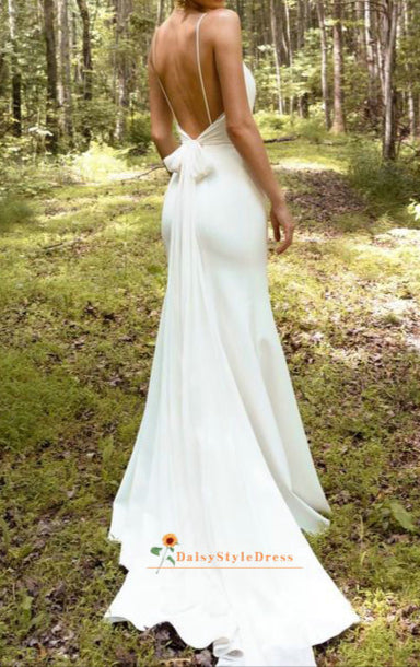 informal fitted Wedding Dress 