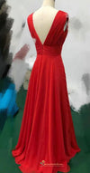 red prom dress