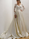long sleeve wedding dress