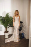 Classic Mermaid Long Sleeve High Quality French Lace Wedding Dress - daisystyledress