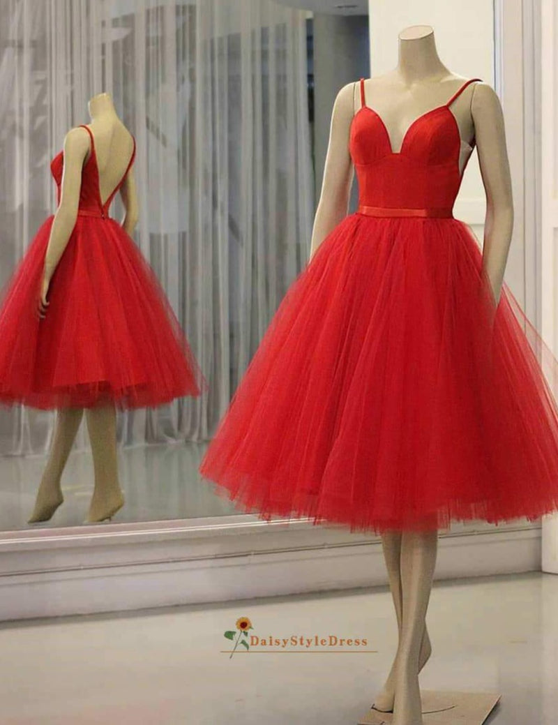 red homecoming dress