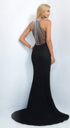 Mermaid High Neck Black Evening Dress - daisystyledress