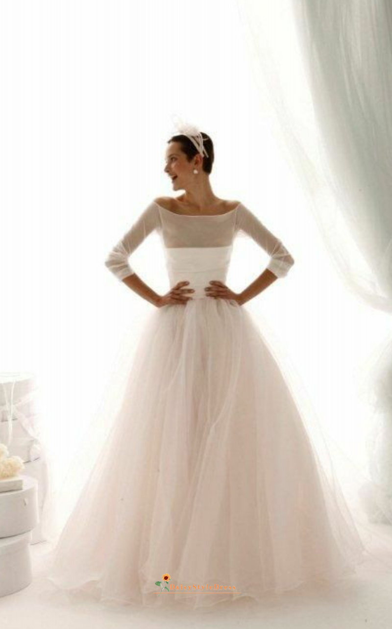 vintage long sleeve wedding dress