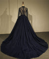 Modest Luxury Long Sleeve Lace Colorful Wedding Dress - daisystyledress